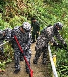 清掃活動の様子